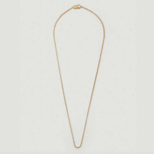 Tom Wood Square Gold-Plated Chain Necklace