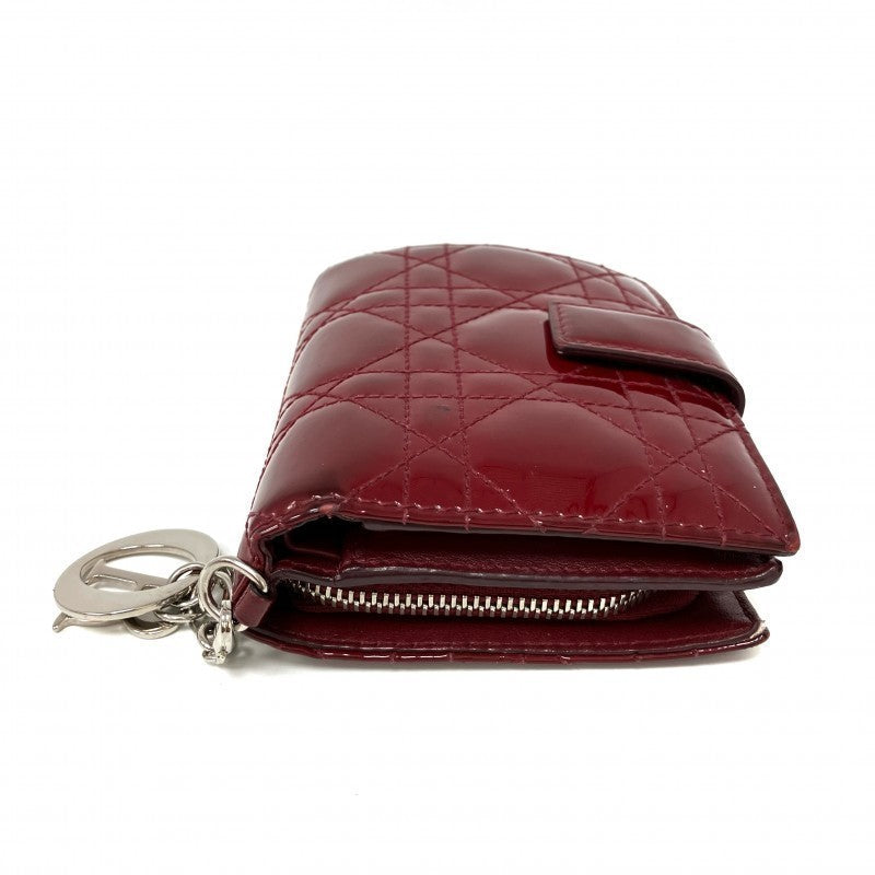 Vintage Rank AB DIOR Red Patent Lady Wallet