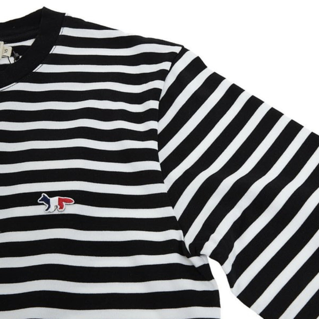 Mison kitsune Striped Fox Patch Classic T-Shirt