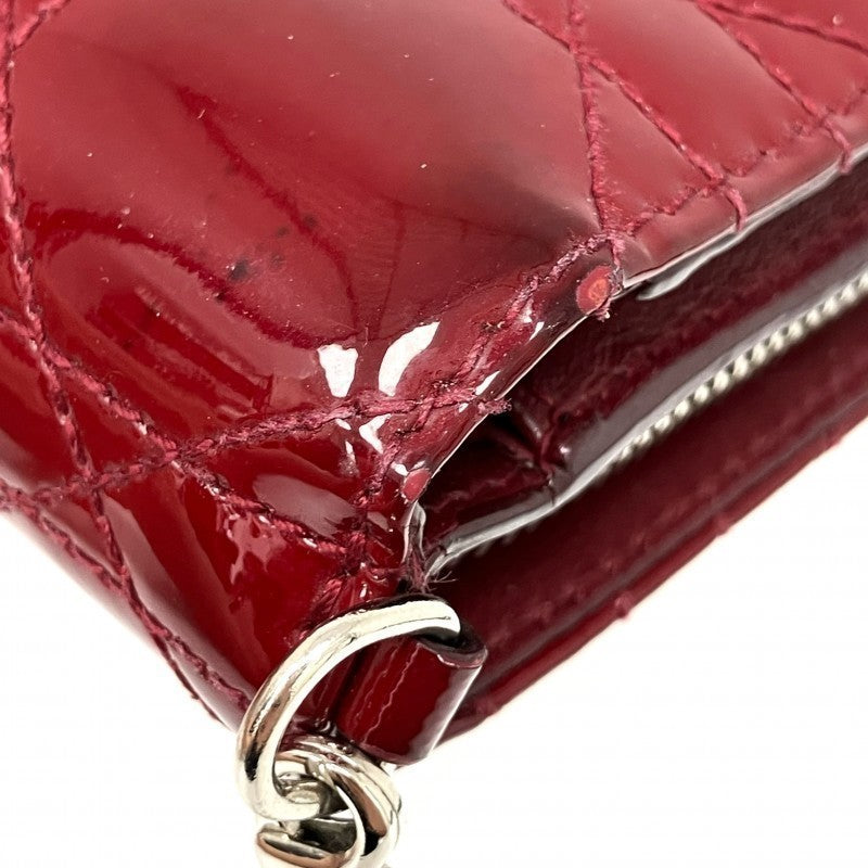 Vintage Rank AB DIOR Red Patent Lady Wallet