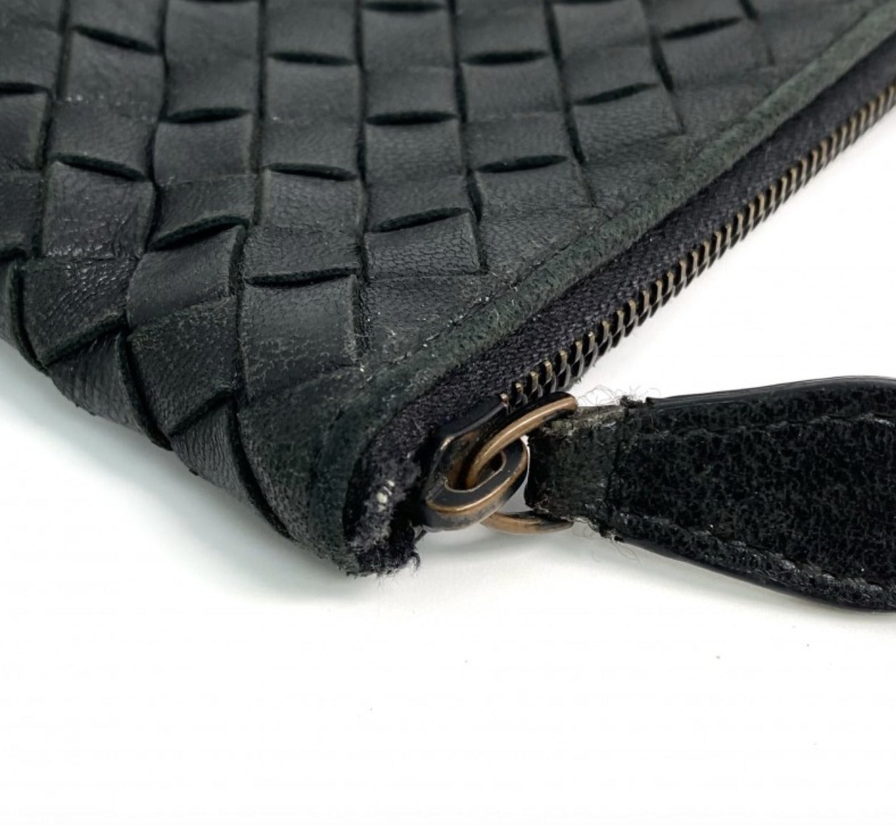 Vintage Rank A BOTTEGA VENETA Black Pouch