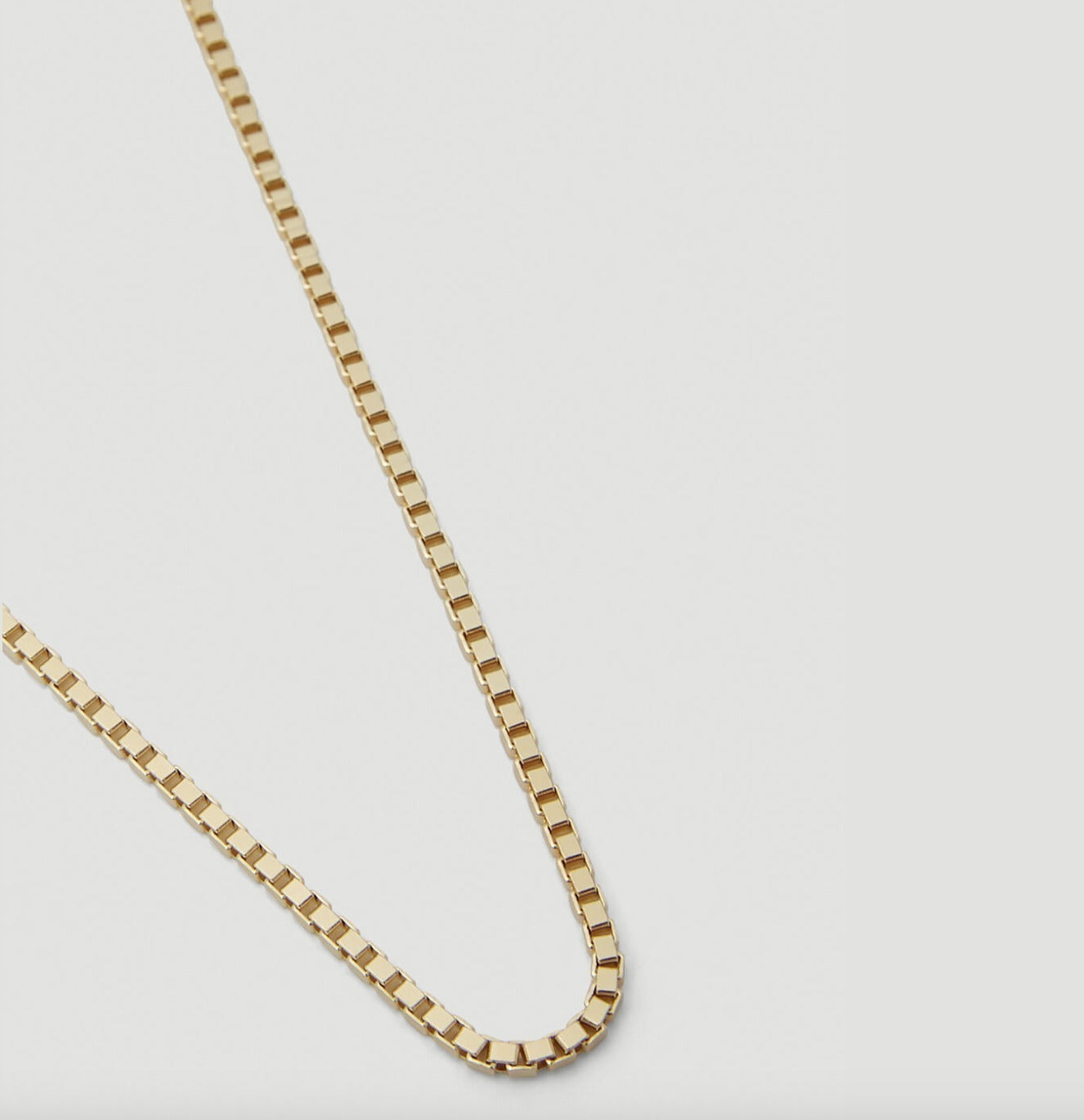 Tom Wood Square Gold-Plated Chain Necklace