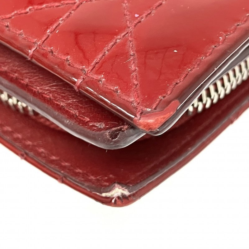 Vintage Rank AB DIOR Red Patent Lady Wallet