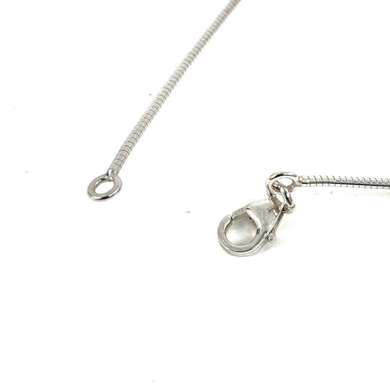 Vintage Rank A HERMES Pop Ash Palladium Plated Necklace