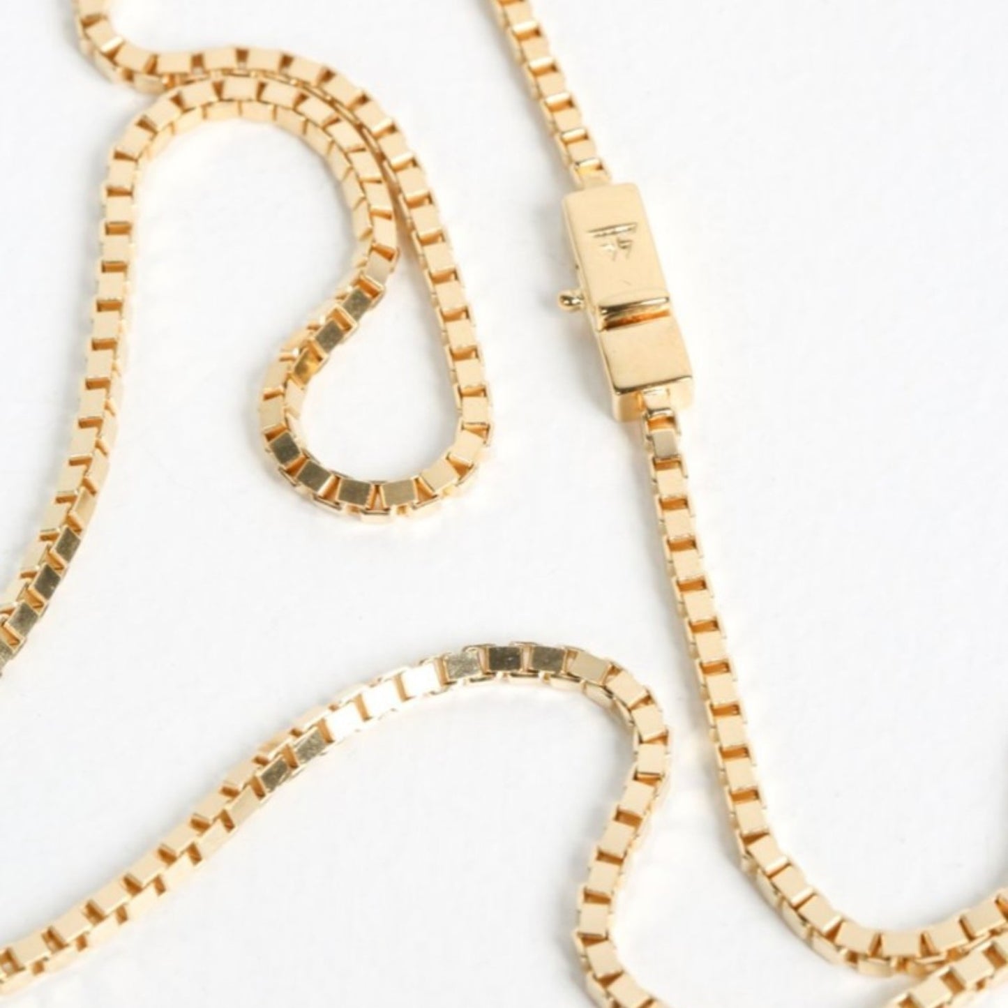 Tom Wood Square Gold-Plated Chain Necklace