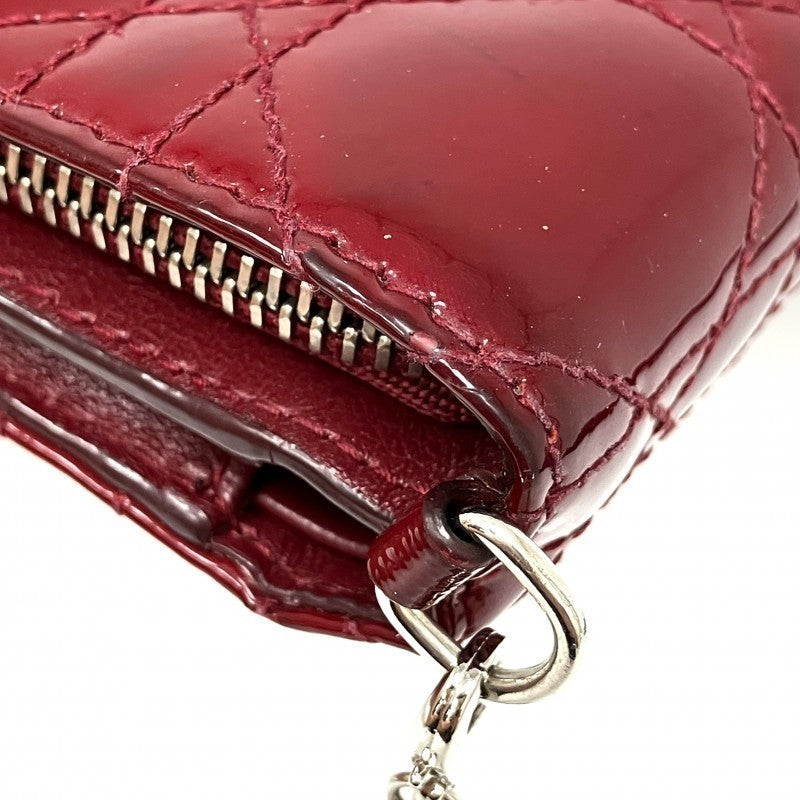Vintage Rank AB DIOR Red Patent Lady Wallet