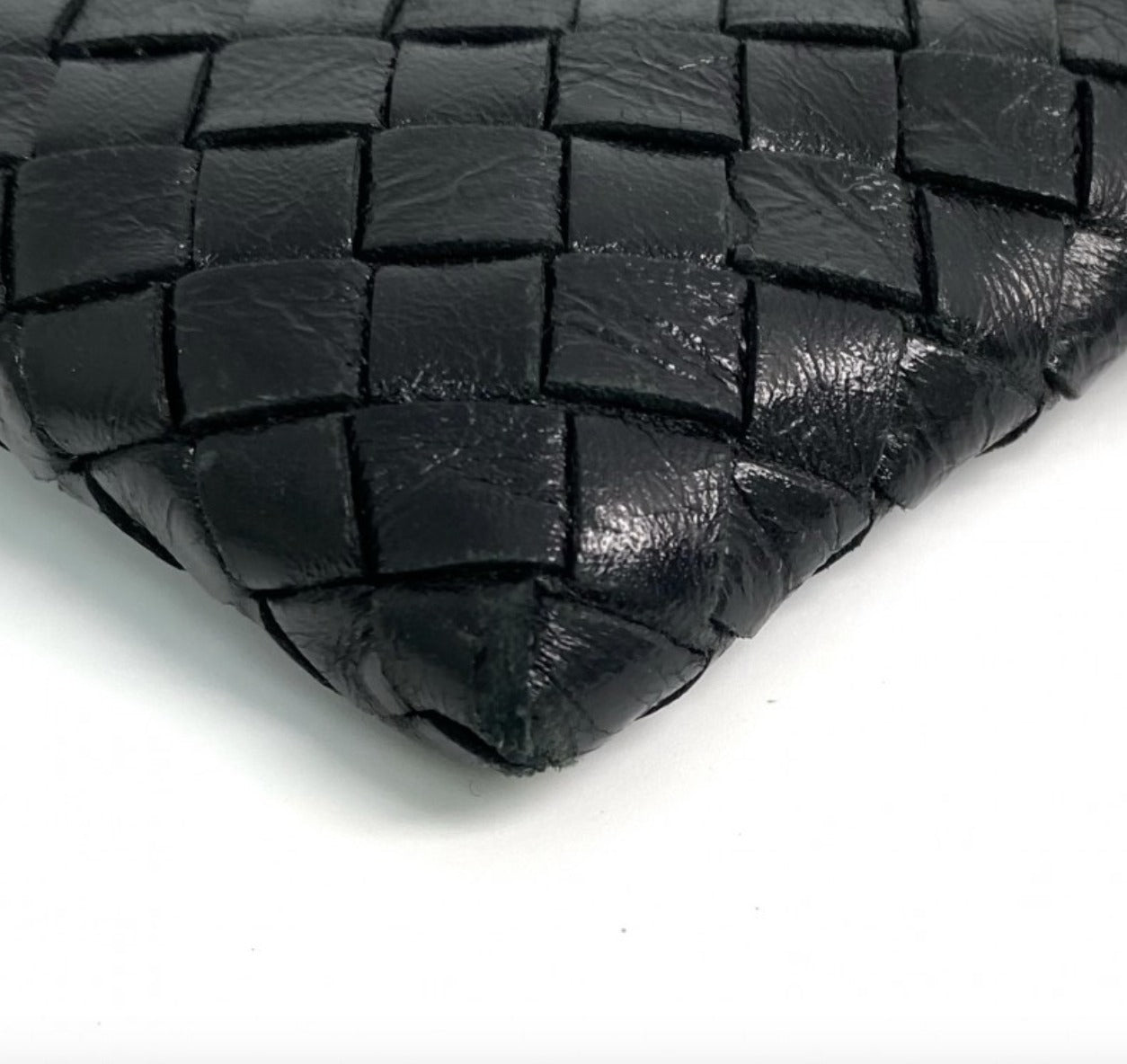 Vintage Rank A BOTTEGA VENETA Black Pouch