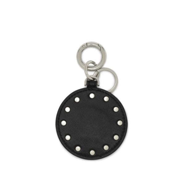 Versace Medusa Key Ring Leather Black