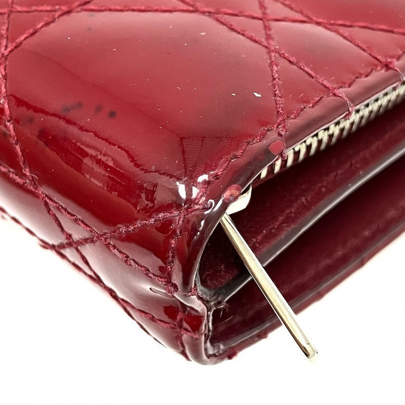 Vintage Rank AB DIOR Red Patent Lady Wallet