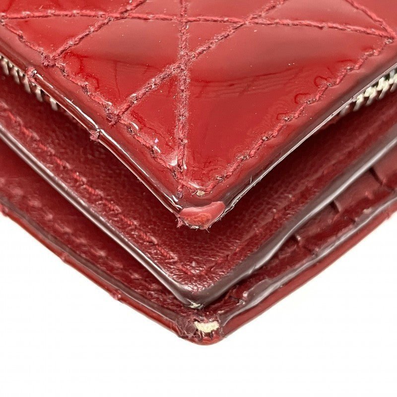 Vintage Rank AB DIOR Red Patent Lady Wallet