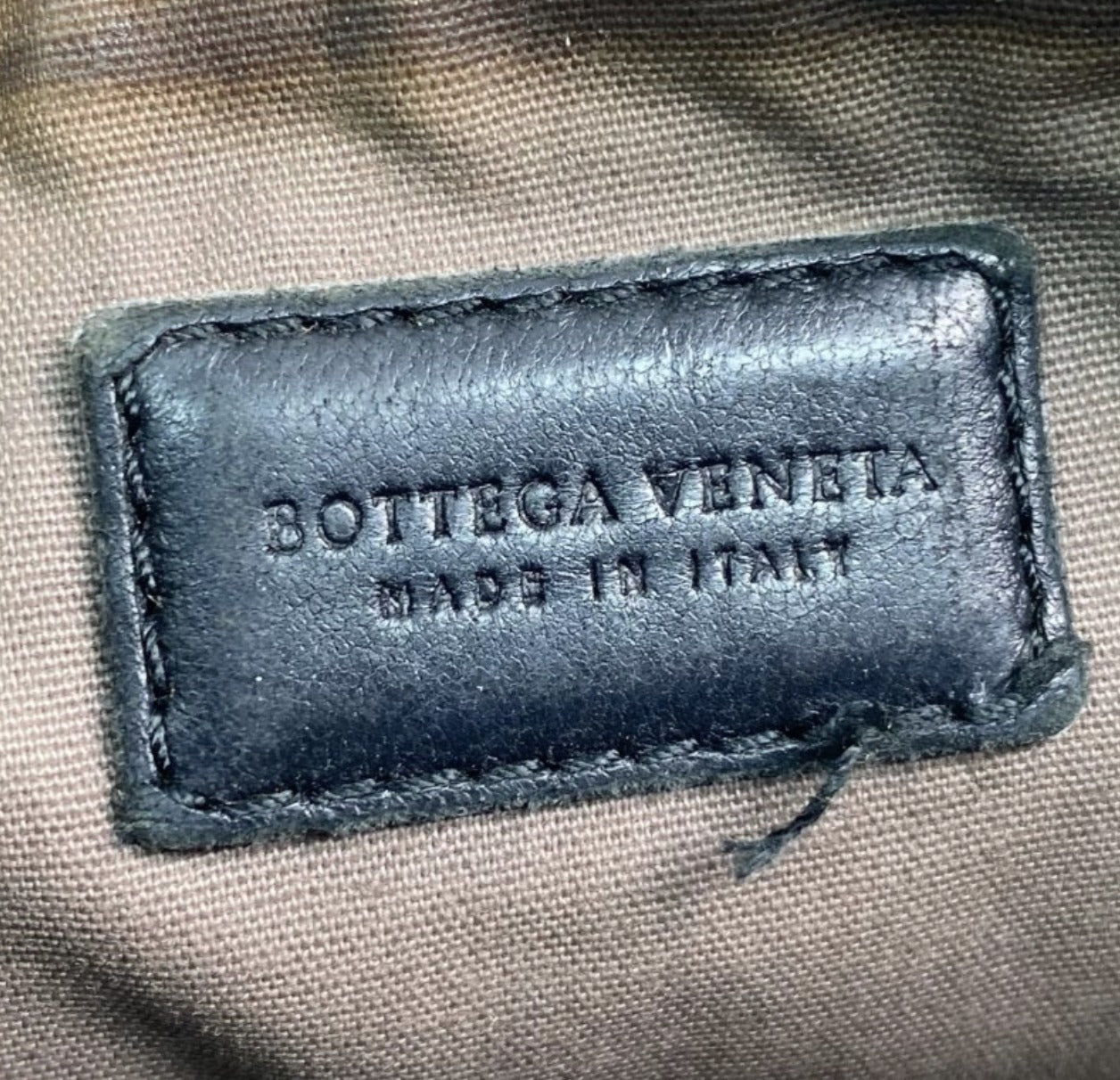 Vintage Rank A BOTTEGA VENETA Black Pouch