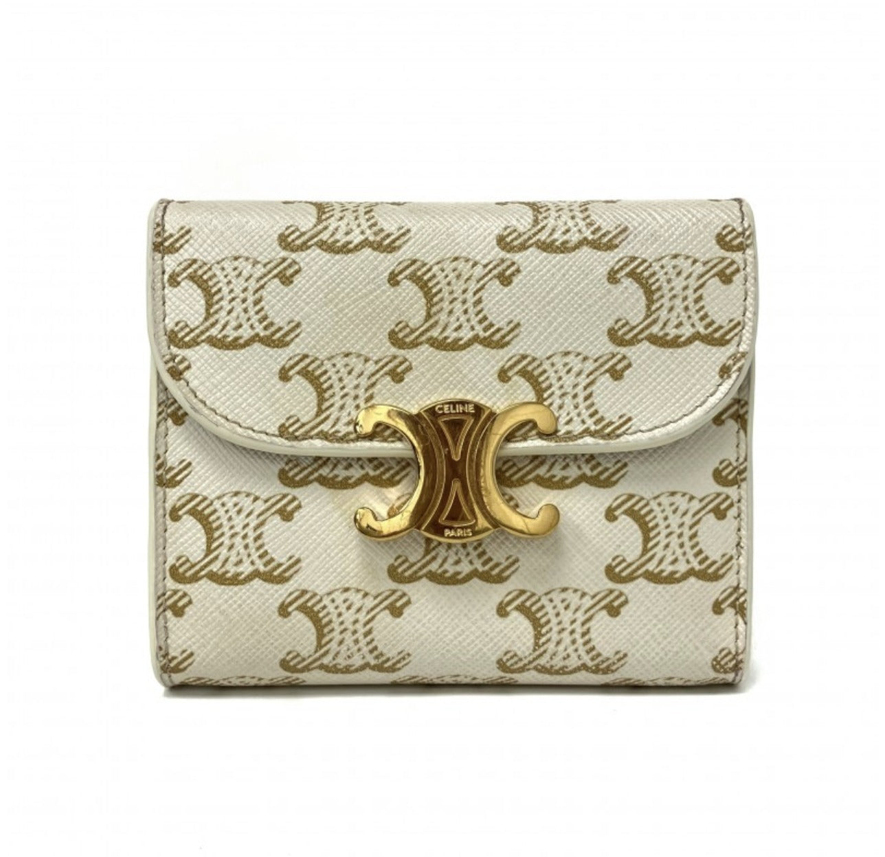 Vintage Rank S CELINE Canvas Wallet